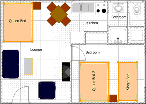 Queen Suite Plan